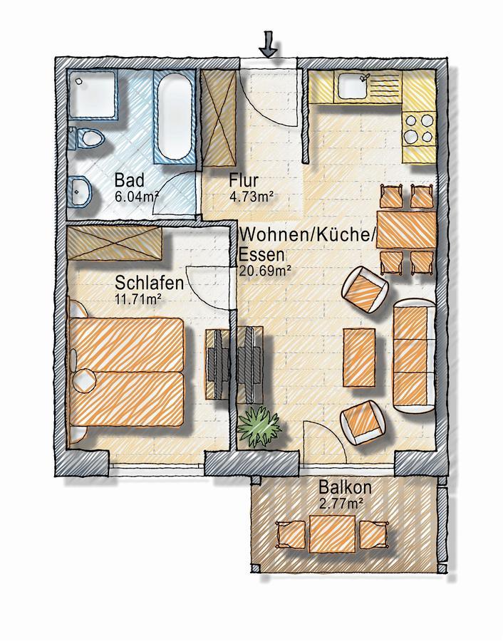 Hotel apartamentowy Beach Apartments Heiligenhafen *